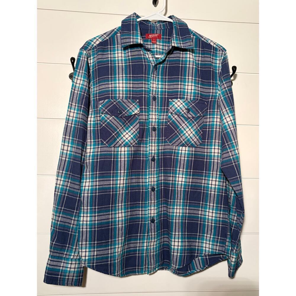 Arizona Jean Co. Men’s Grunge Streetwear Casual Button Down Size Small - Picture 3 of 7
